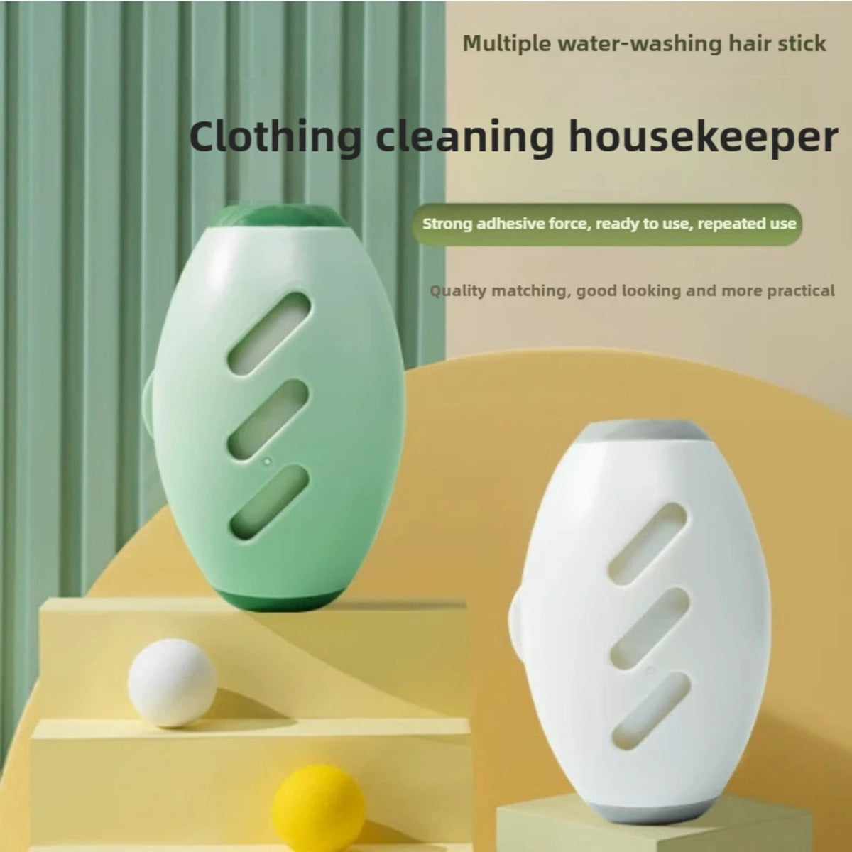 The Forever Roller™: Reusable, Washable Lint Roller for Pet Hair Removal on Clothes & Home Fabrics