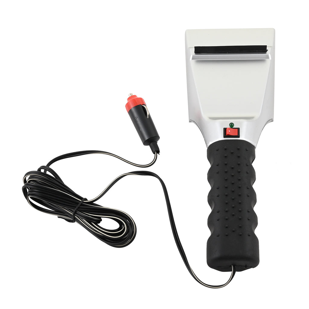 InstaMelt™ Handheld Heated Ice Scraper – Scratch-Proof Windshield Defroster